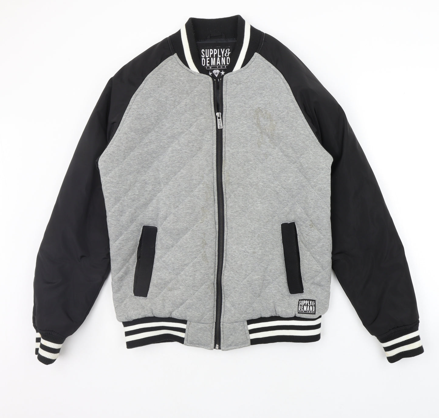 SUPPLY & DAMAND Mens Grey   Jacket Coat Size M