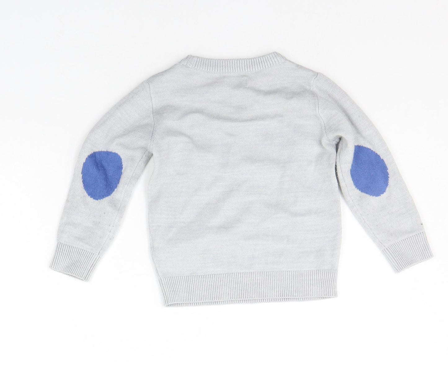 F&F Baby Grey   Pullover Jumper Size 12-18 Months  - DINOSAUR