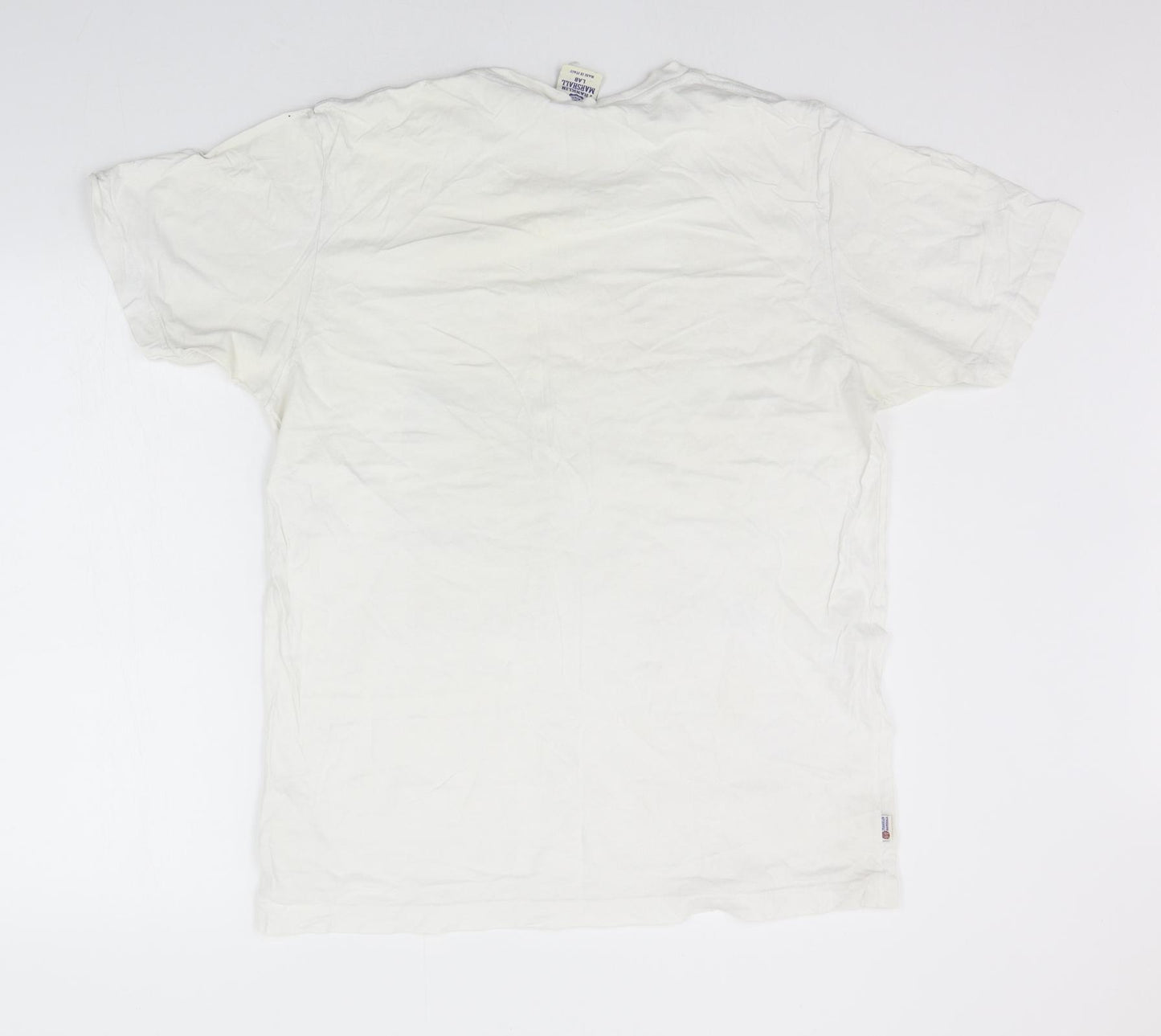Franklin Marshall Mens White    T-Shirt Size 2XL