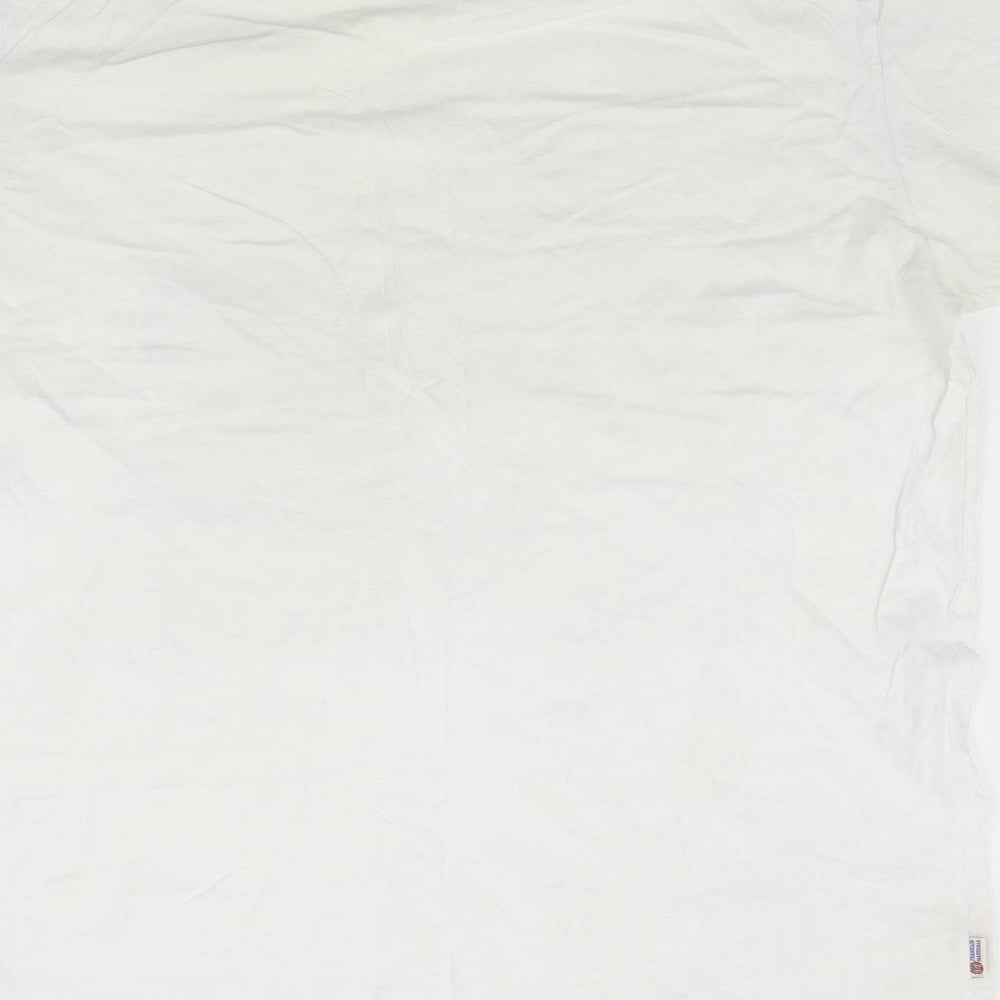 Franklin Marshall Mens White    T-Shirt Size 2XL