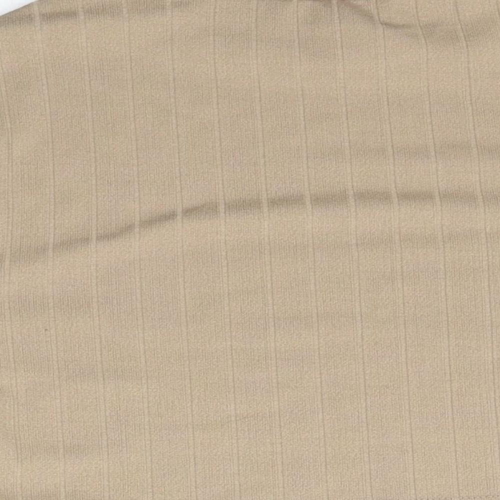 SheIn Girls Beige   Basic T-Shirt Size S