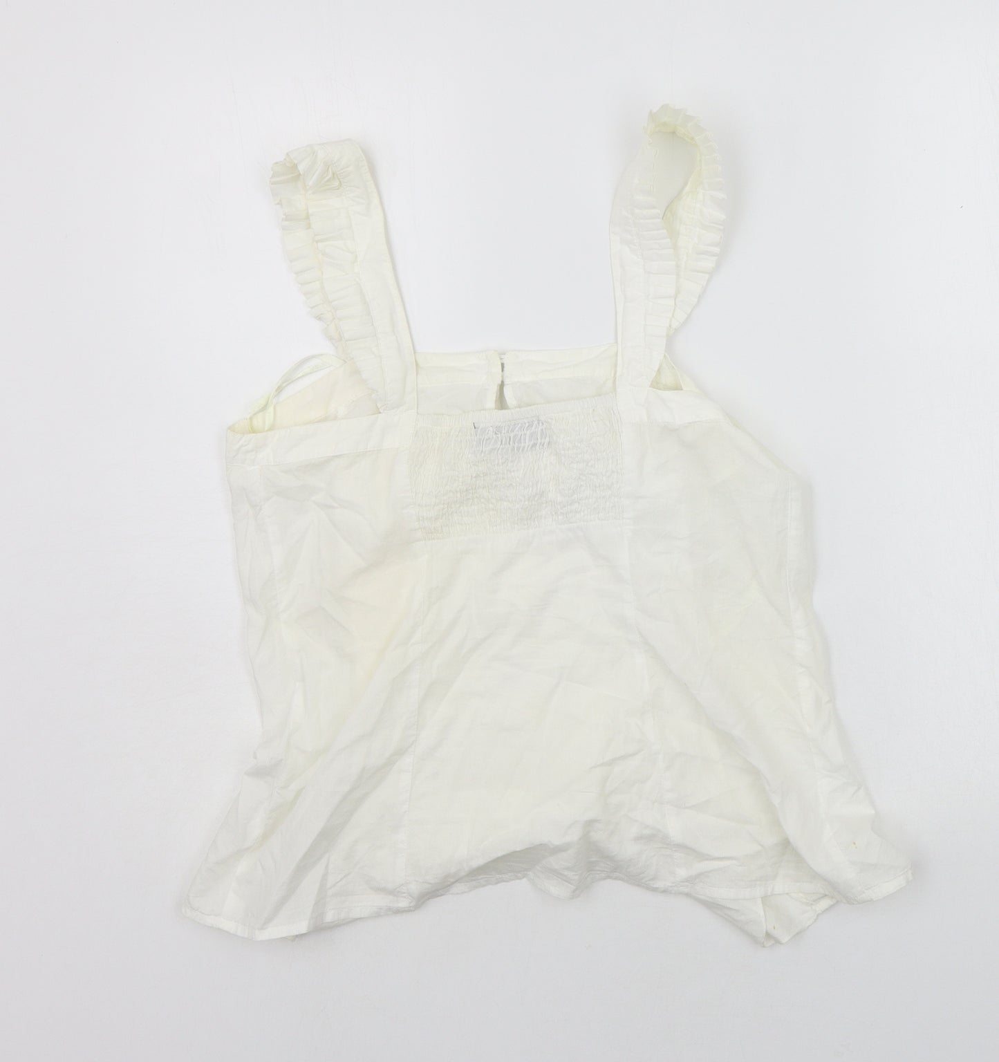 NEXT Womens White   Basic Blouse Size 10