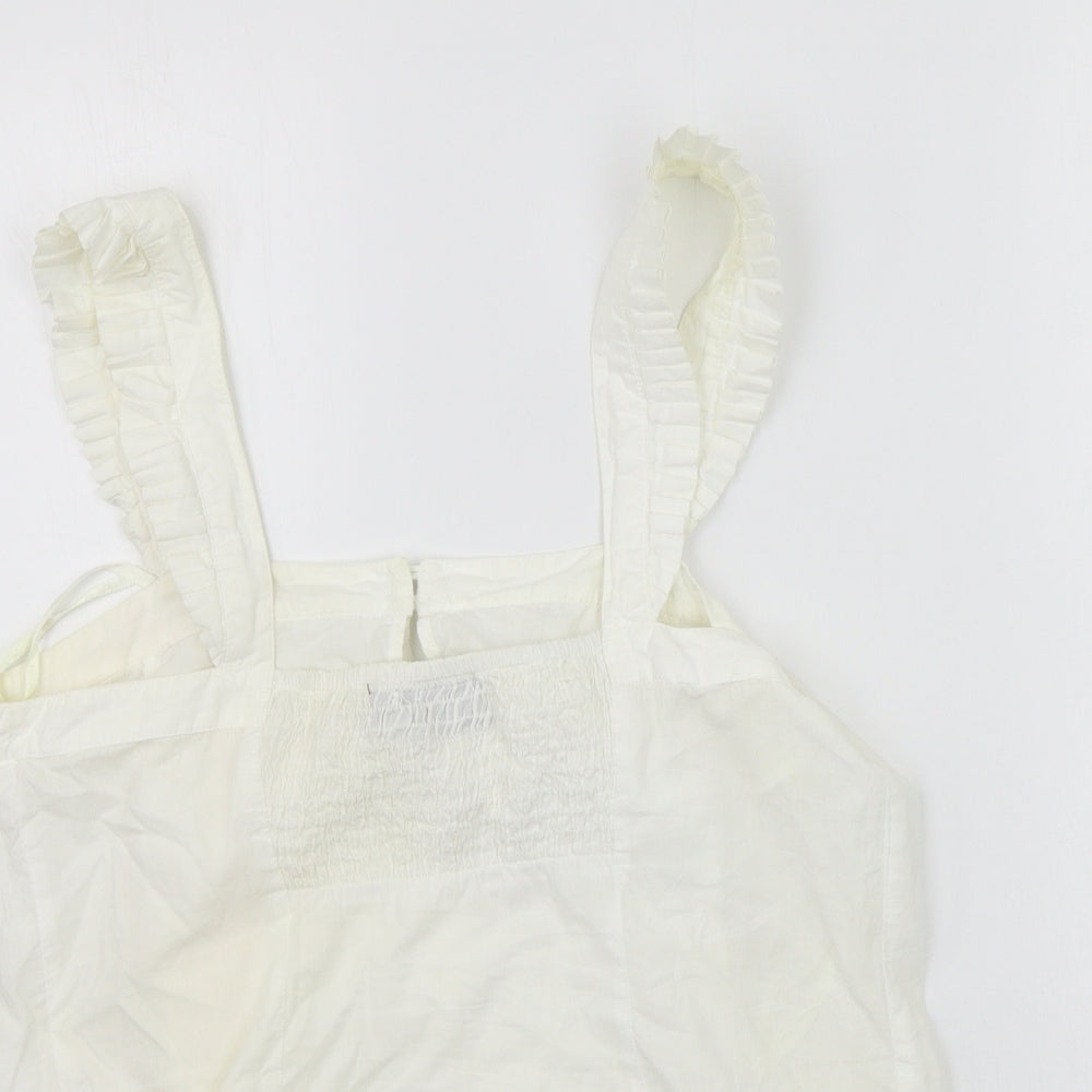NEXT Womens White   Basic Blouse Size 10
