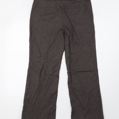 NEXT Womens Brown   Trousers  Size 12 L31 in