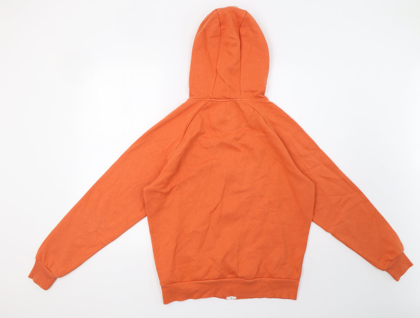 Cedar Wood State Mens Orange   Full Zip Hoodie Size M