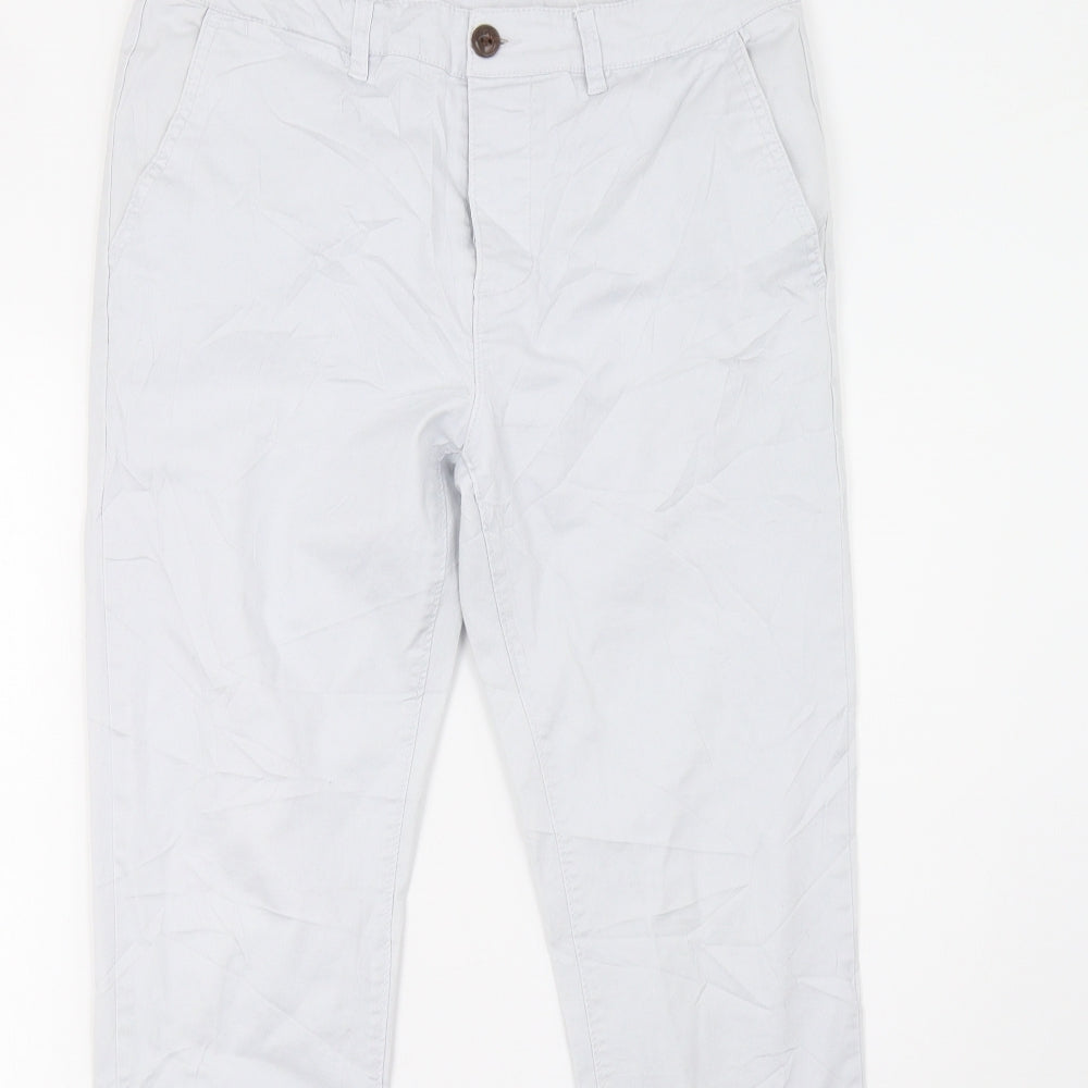 ASOS Mens Grey   Trousers  Size 31 L32 in