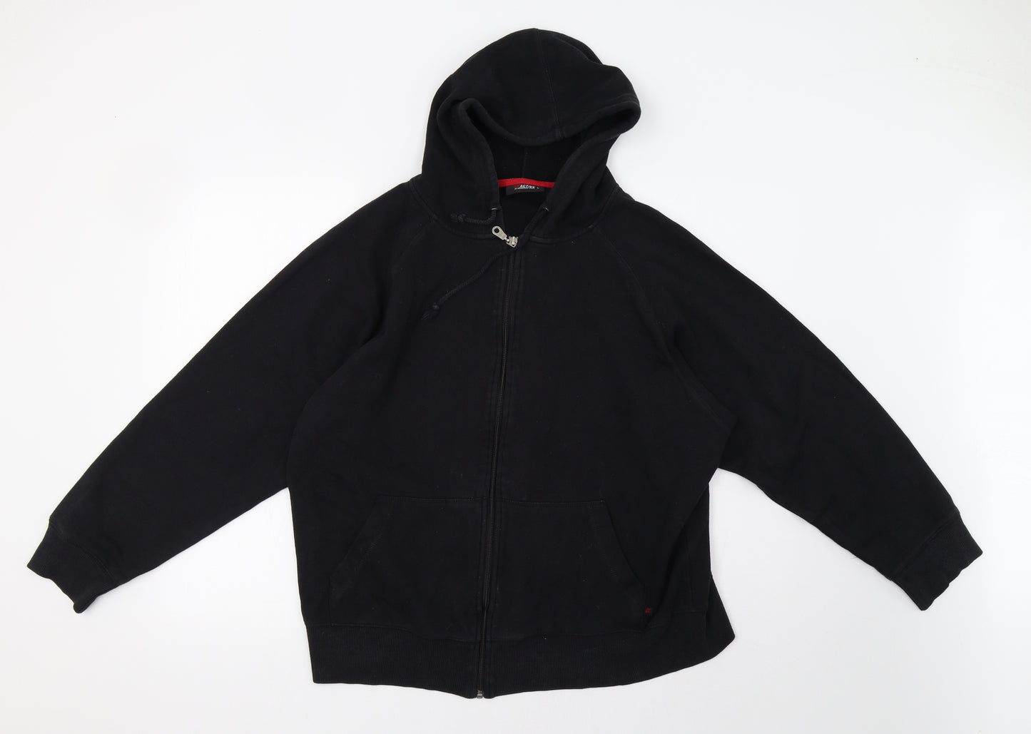 Cedar Wood State Womens Black   Full Zip Hoodie Size XL