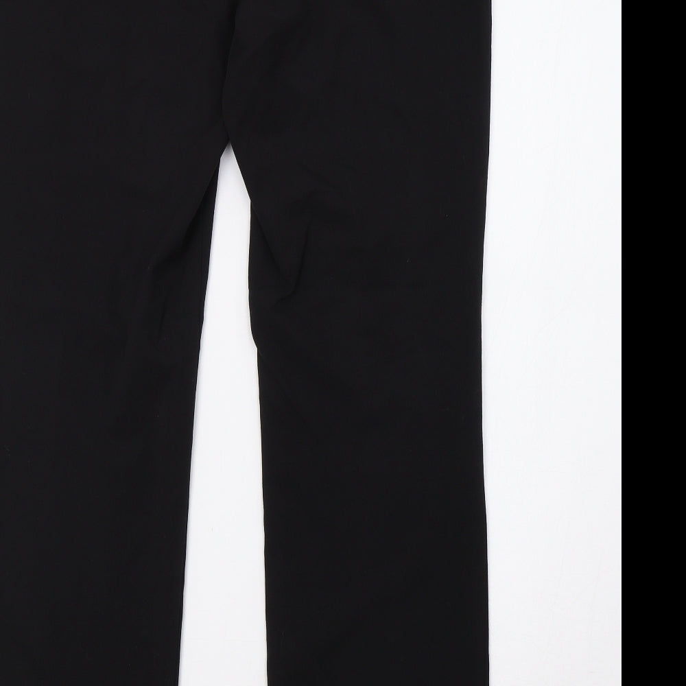 M&Co Womens Black   Trousers  Size 12 L32 in