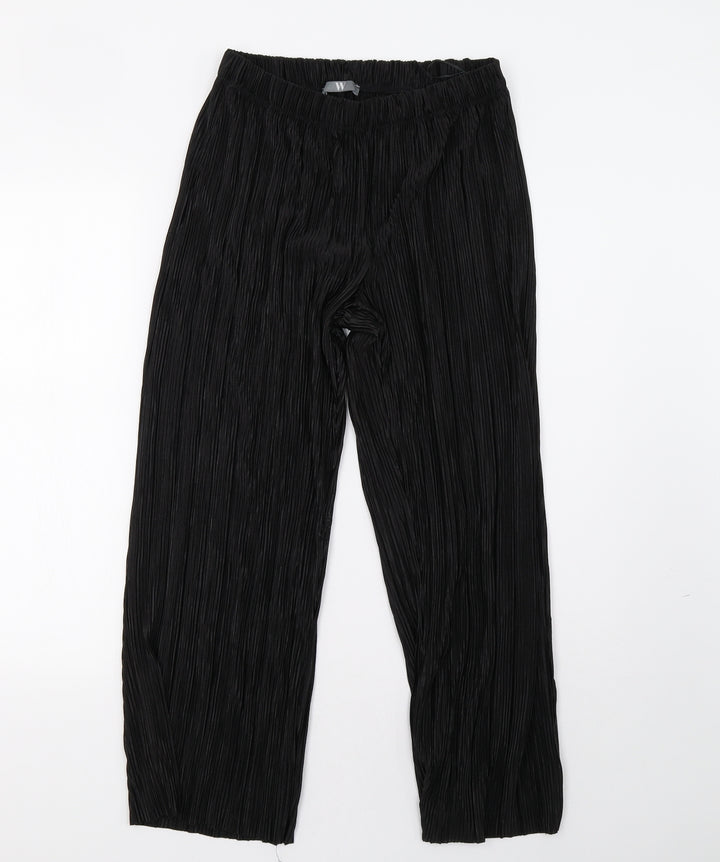 BHS Womens Black   Trousers  Size 12 L28 in