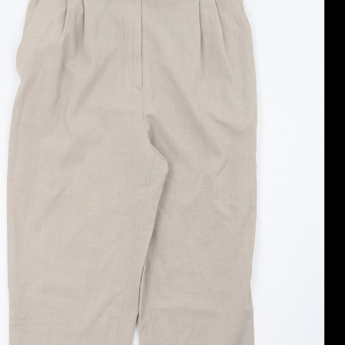 primeur Womens Beige   Trousers  Size 12 L29 in