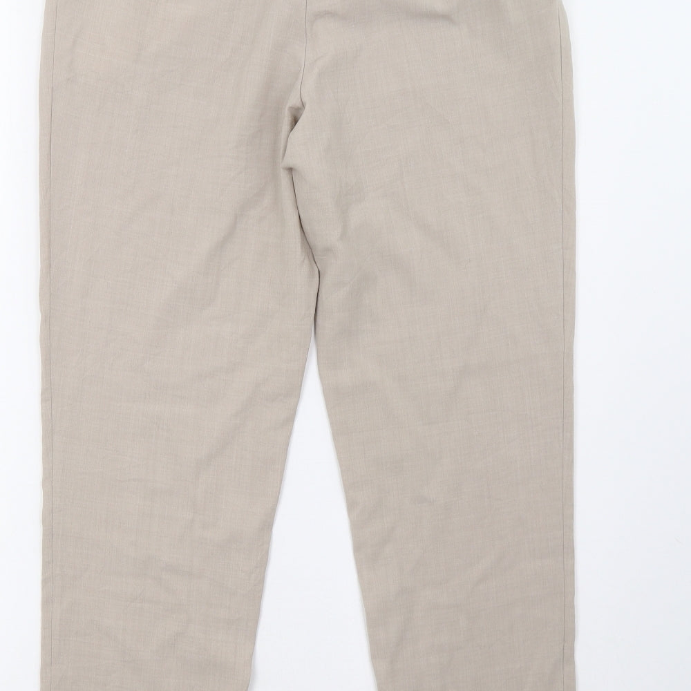 primeur Womens Beige   Trousers  Size 12 L29 in