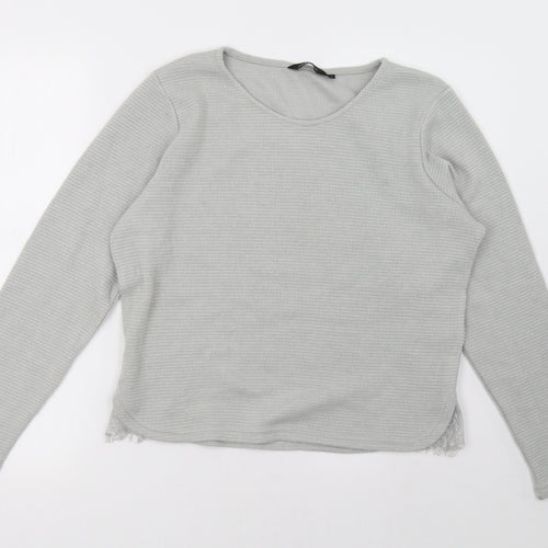 New Look Womens Grey   Pullover Sweatshirt Size 14
