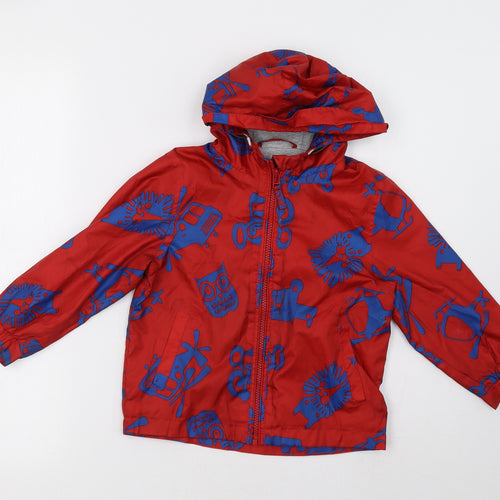 NEXT Boys Red   Basic Coat Coat Size 3-4 Years