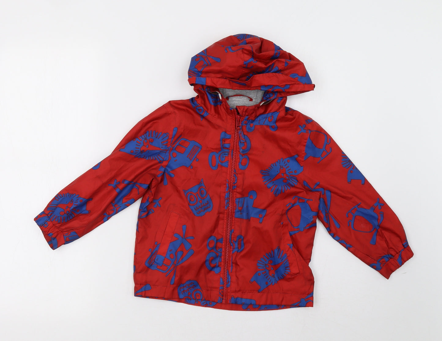 NEXT Boys Red   Basic Coat Coat Size 3-4 Years