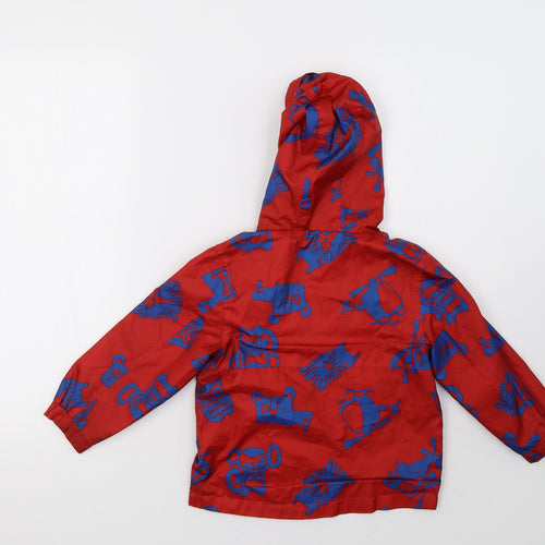 NEXT Boys Red   Basic Coat Coat Size 3-4 Years