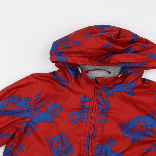 NEXT Boys Red   Basic Coat Coat Size 3-4 Years