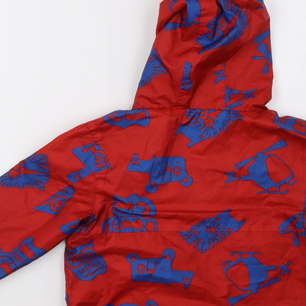 NEXT Boys Red   Basic Coat Coat Size 3-4 Years