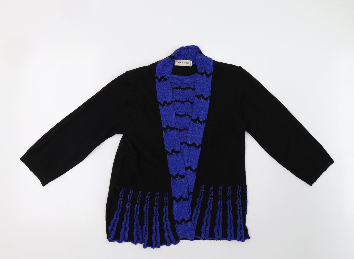 BASSINI Womens Blue   Pullover Sweatshirt Size M