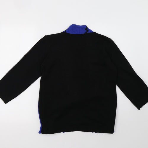 BASSINI Womens Blue   Pullover Sweatshirt Size M