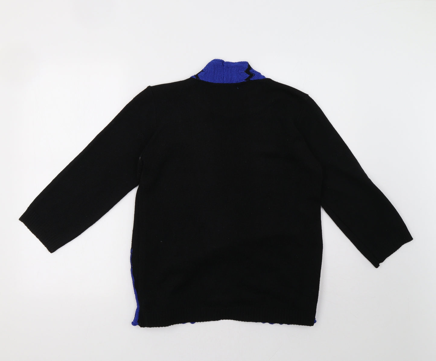 BASSINI Womens Blue   Pullover Sweatshirt Size M