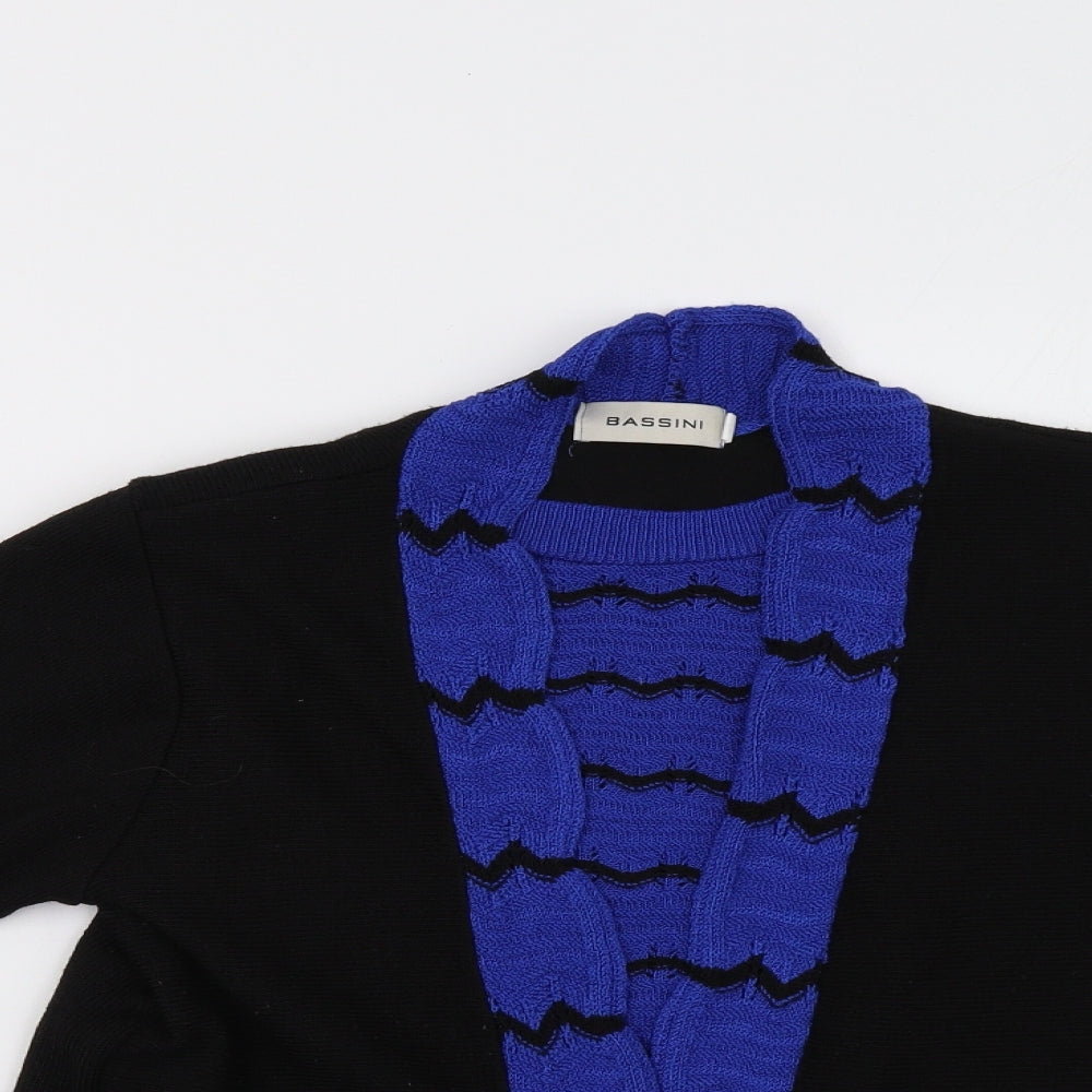 BASSINI Womens Blue   Pullover Sweatshirt Size M
