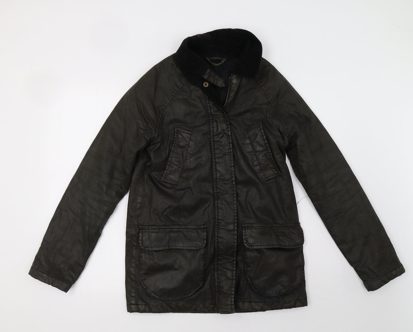 Topshop Womens Green   Jacket  Size 8