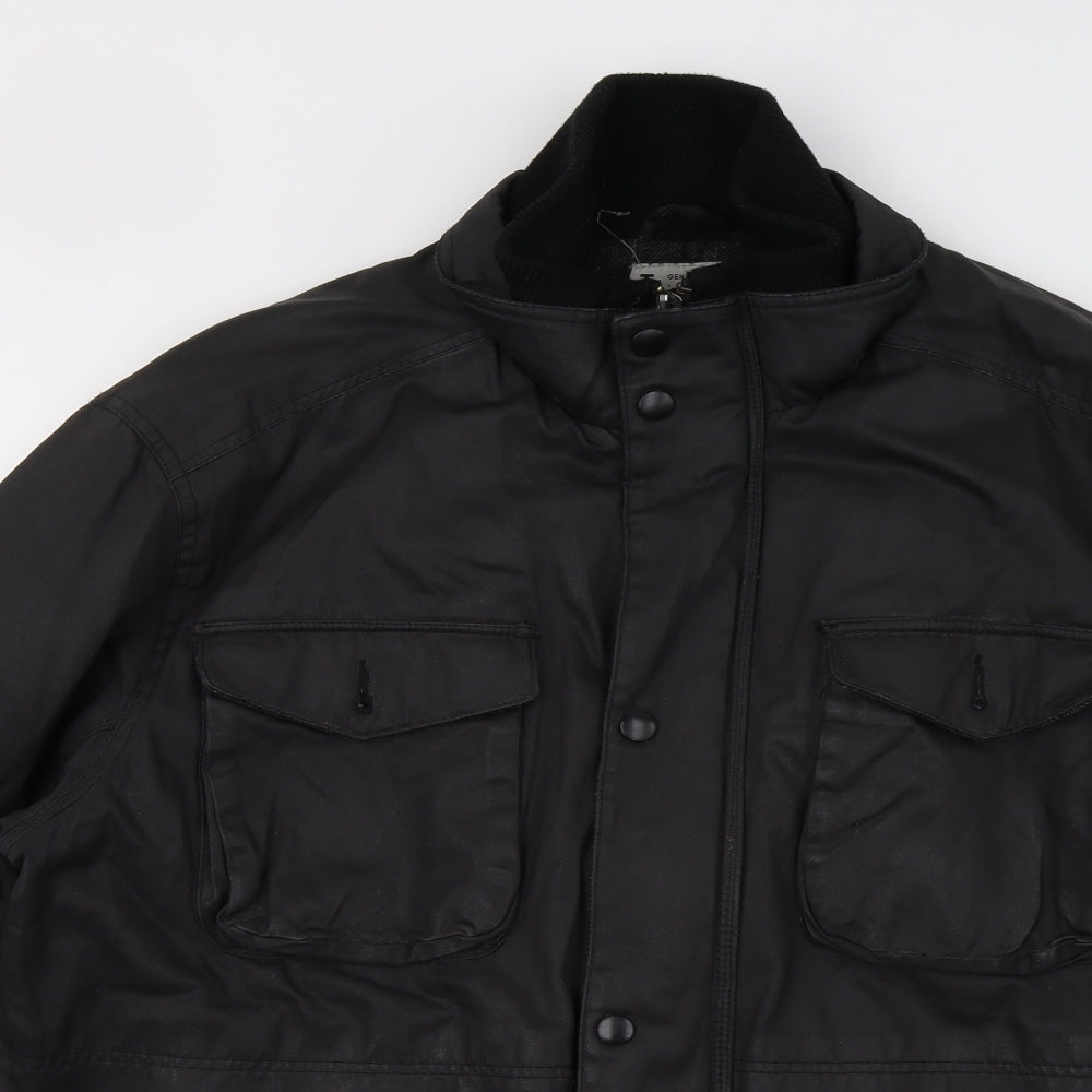 Sainsburys Mens Black   Jacket Coat Size 2XL