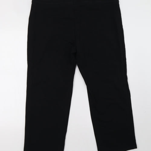 Marks and Spencer Womens Black   Trousers  Size 20 L28 in