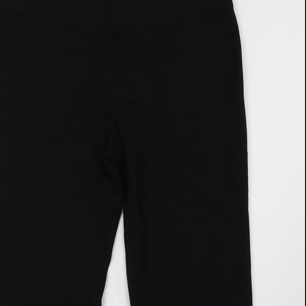 Marks and Spencer Womens Black   Trousers  Size 20 L28 in