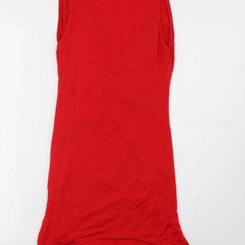 PRETTYLITTLETHING Womens Red   A-Line  Size 10