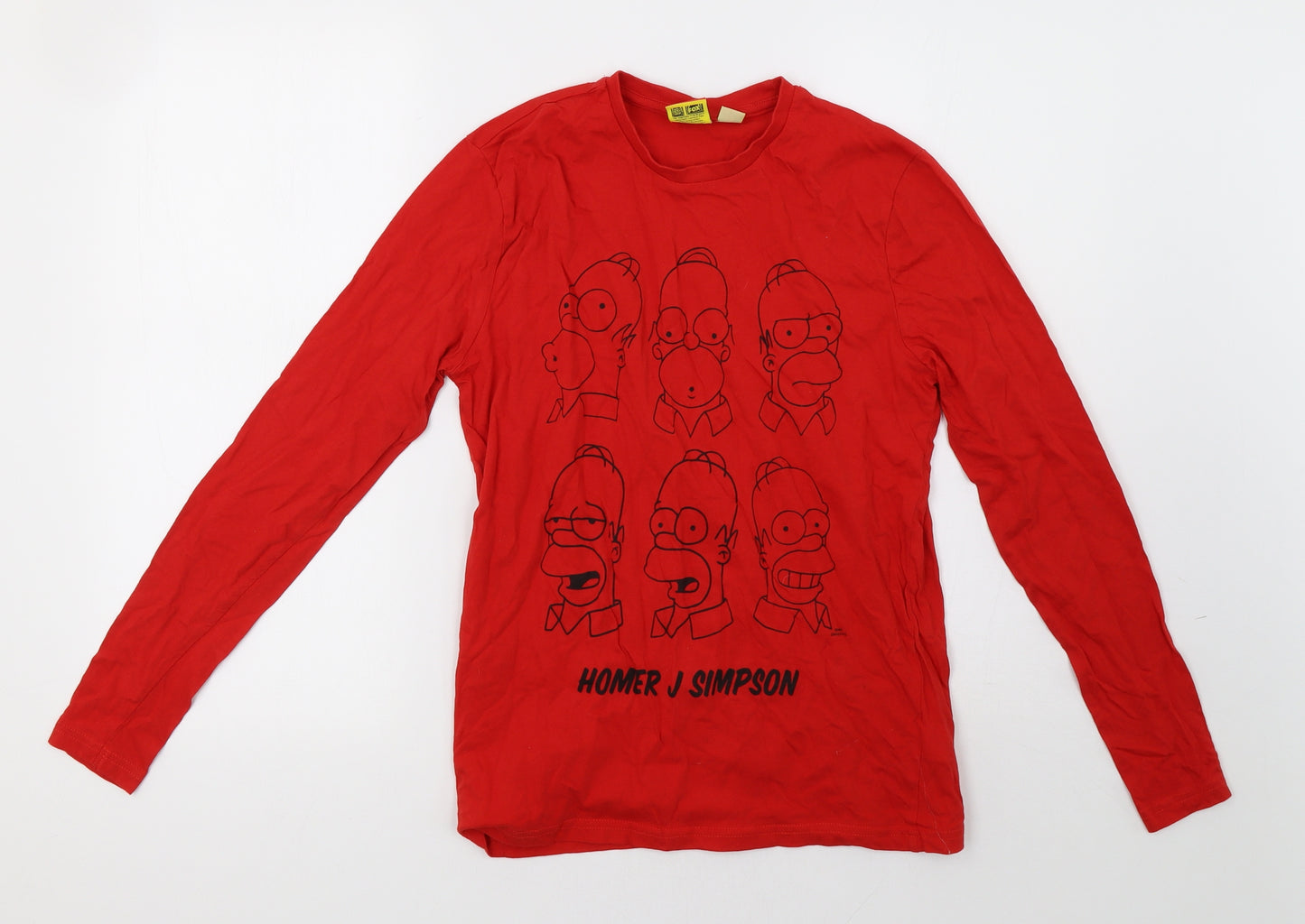 Primark Womens Red   Pullover Sweatshirt Size XS  - the simpsons