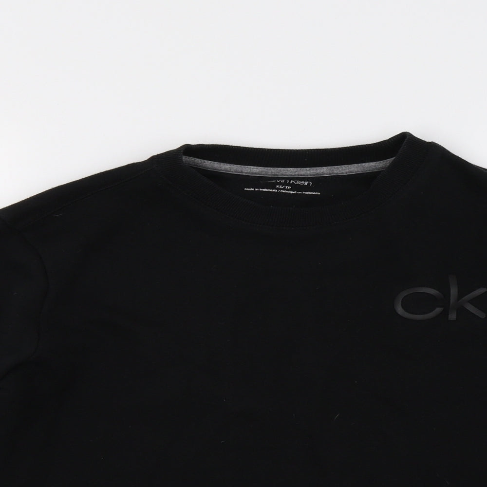 Calvin Klein Mens Black   Pullover Sweatshirt Size XS