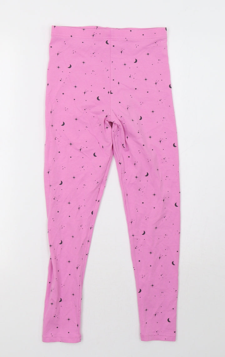 georhe Girls Pink Polka Dot Pyjama Pants Size 9-10 Years