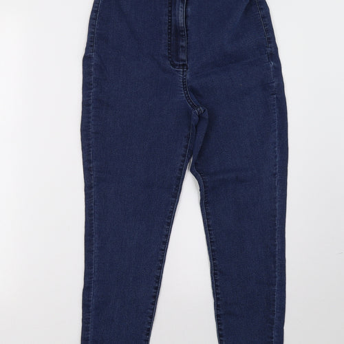COLLUSION Womens Blue  Denim Skinny Jeans Size 8 L26 in