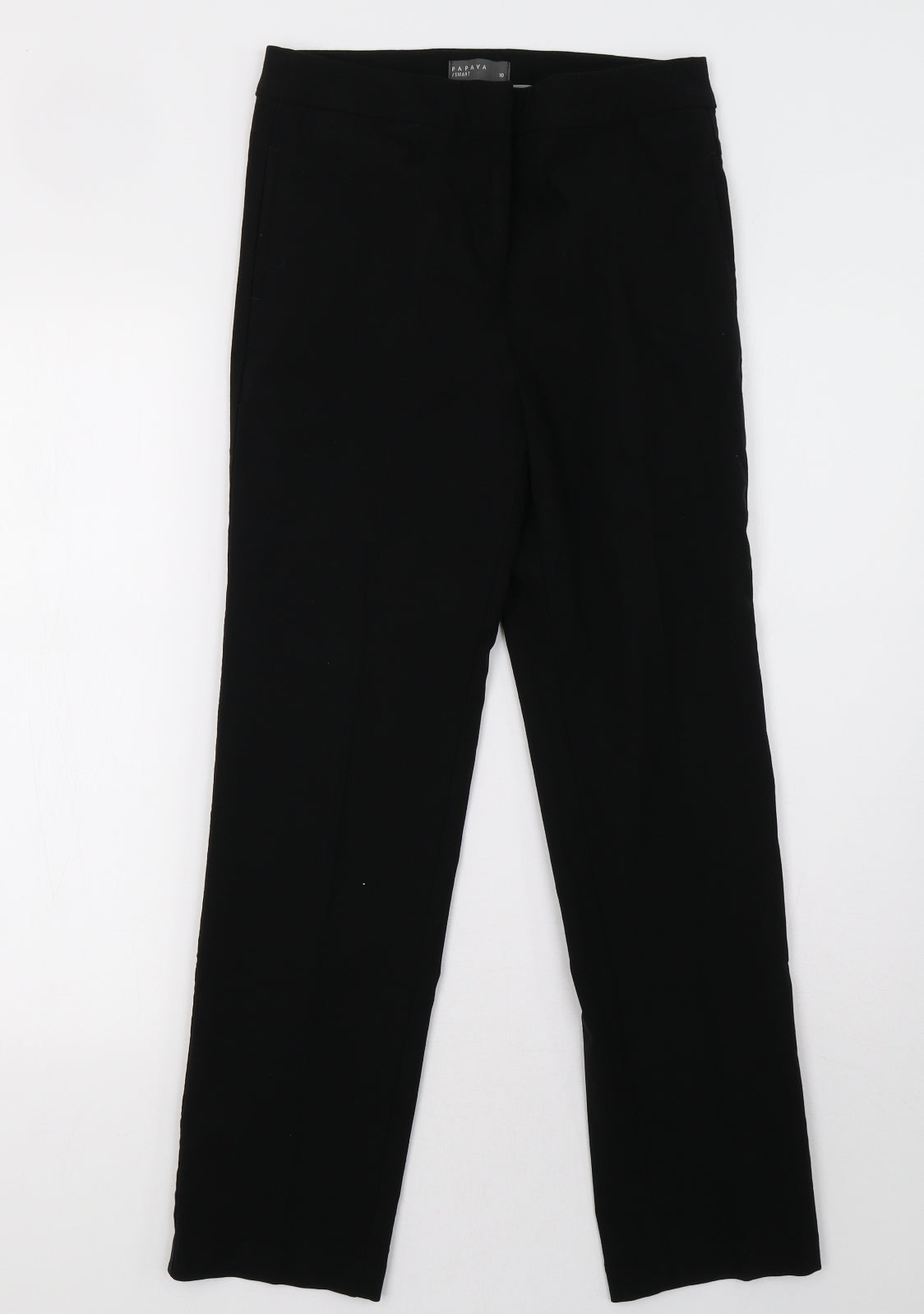 Matalan Womens Black   Trousers  Size 10 L30 in