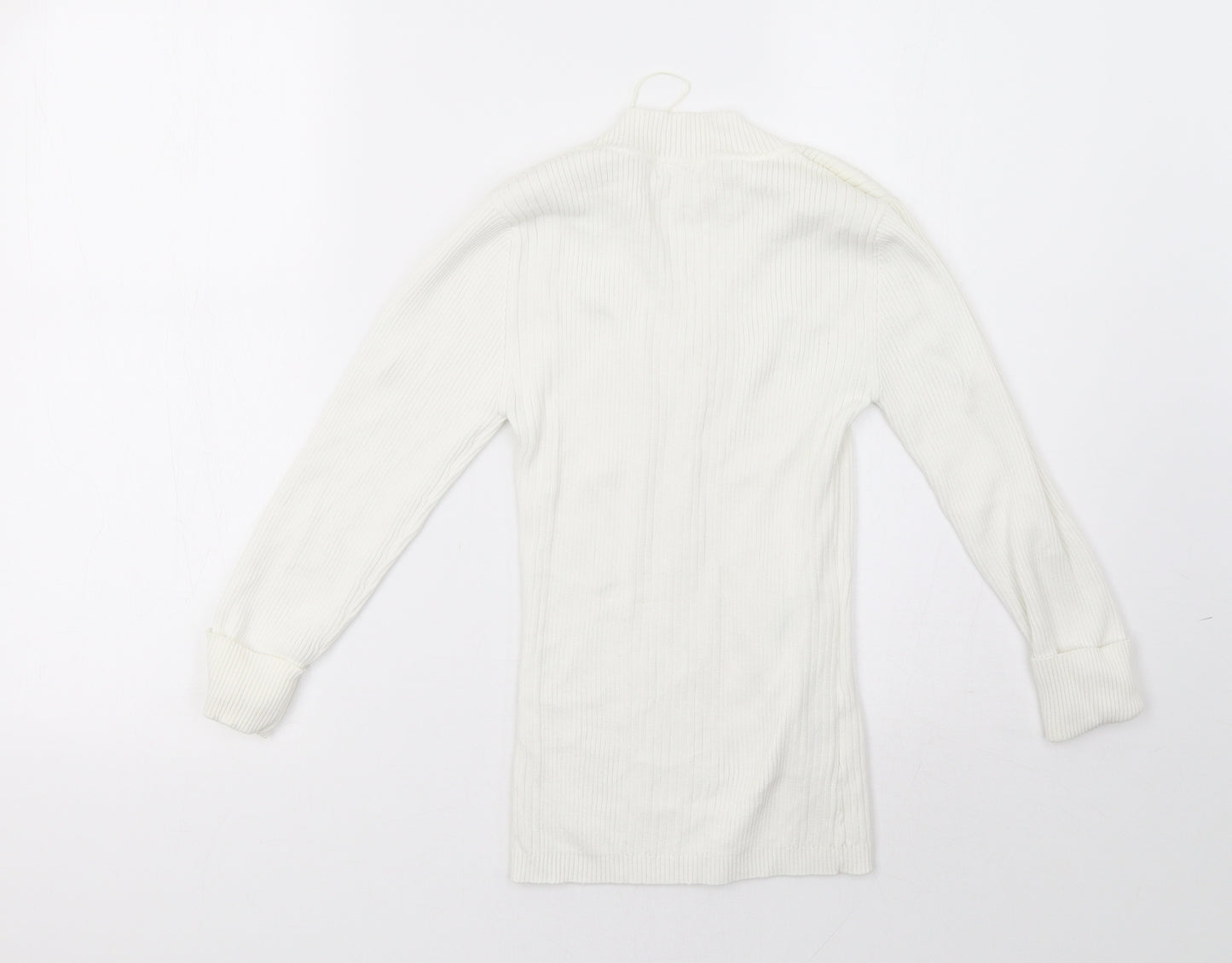 Matalan Womens White   Pullover Sweatshirt Size 8