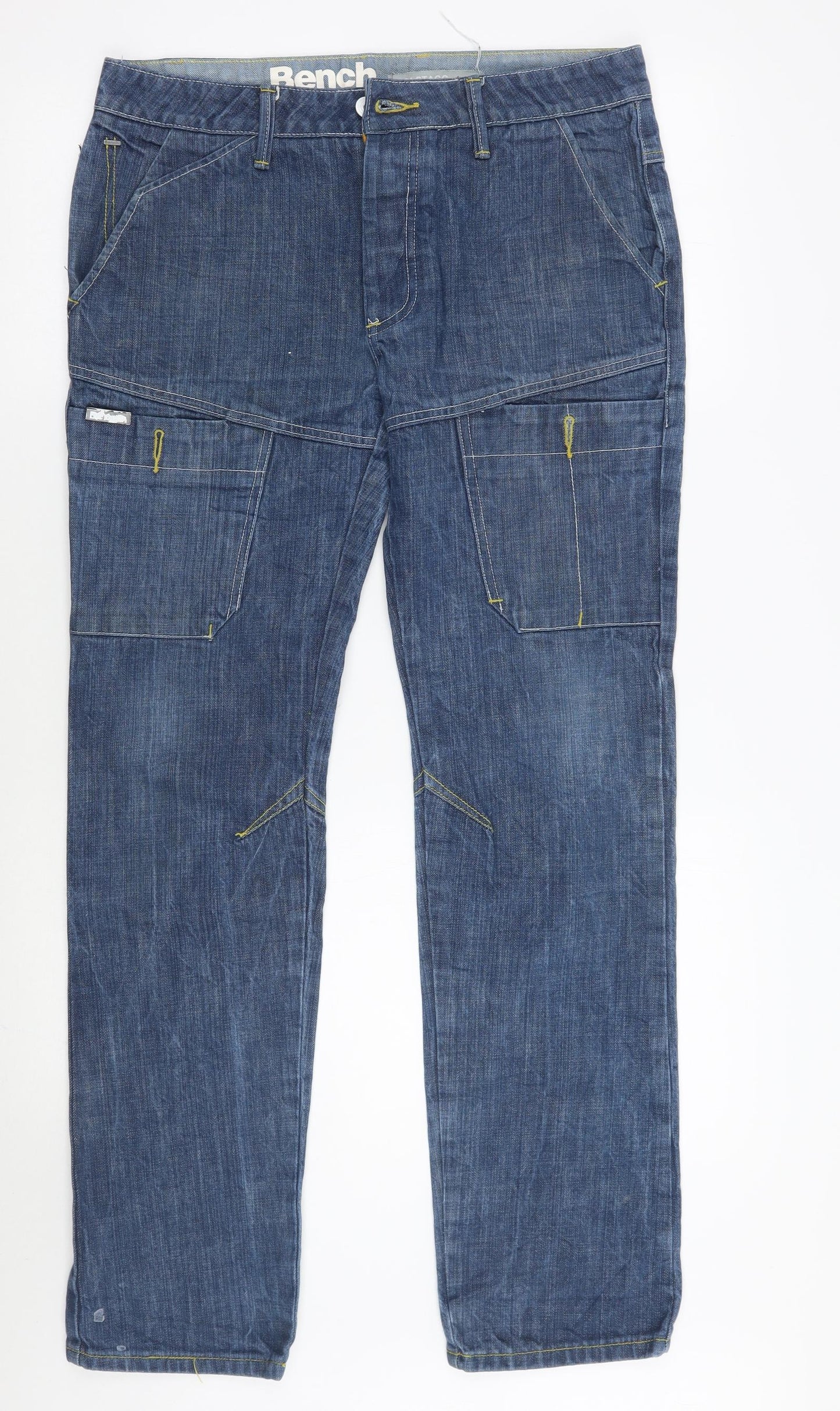 Bench Mens Blue   Straight Jeans Size 32 L31 in