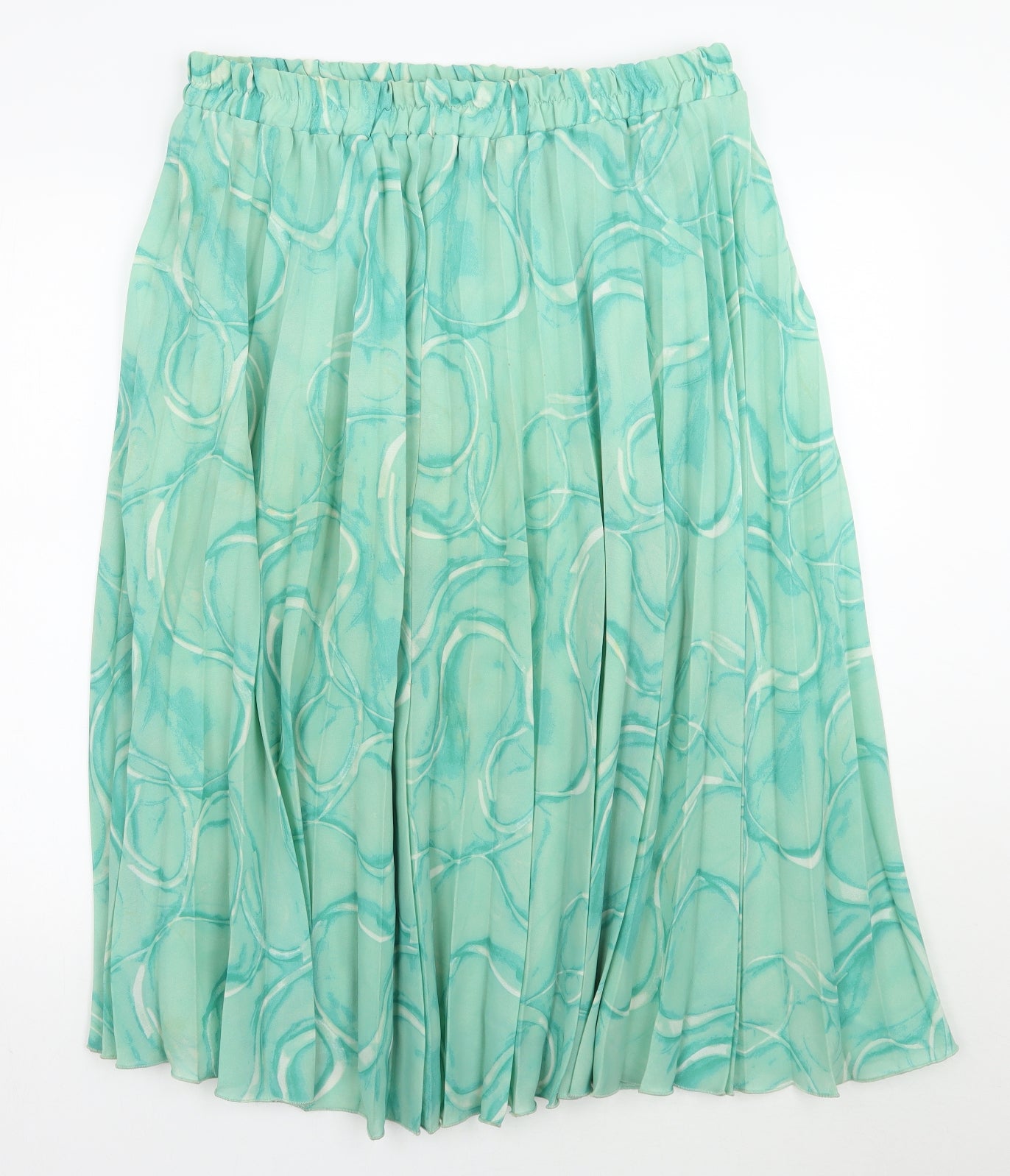 Preworn Womens Green   A-Line Skirt Size 22