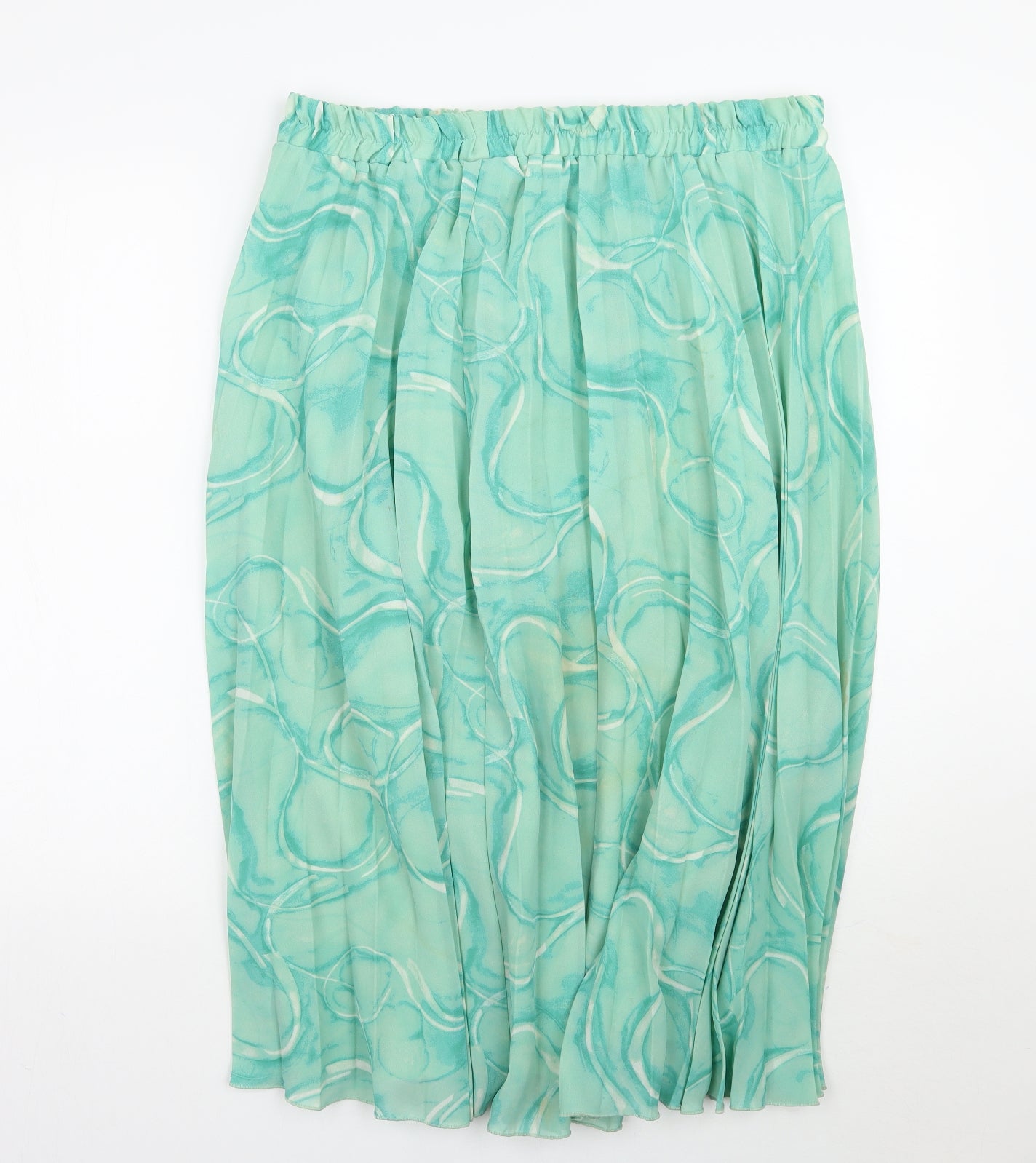 Preworn Womens Green   A-Line Skirt Size 22