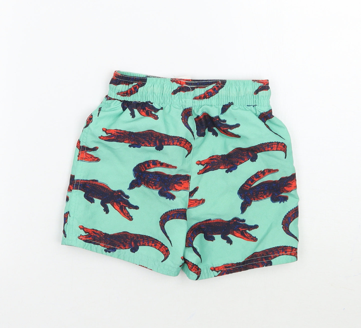 George Boys Green Geometric  Bermuda Shorts Size 2 Years