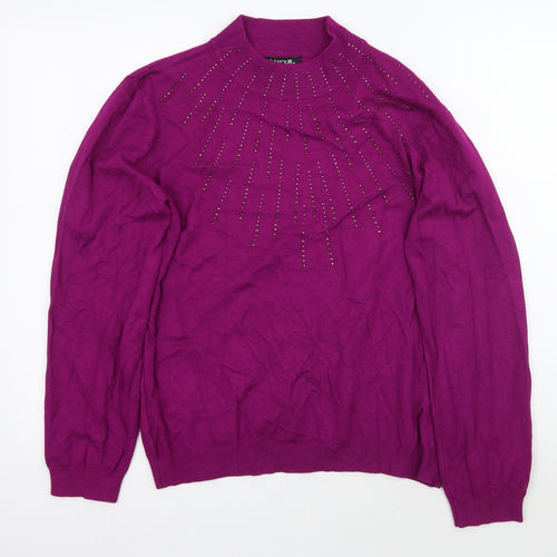Paramour Womens Purple   Pullover Jumper Size XL