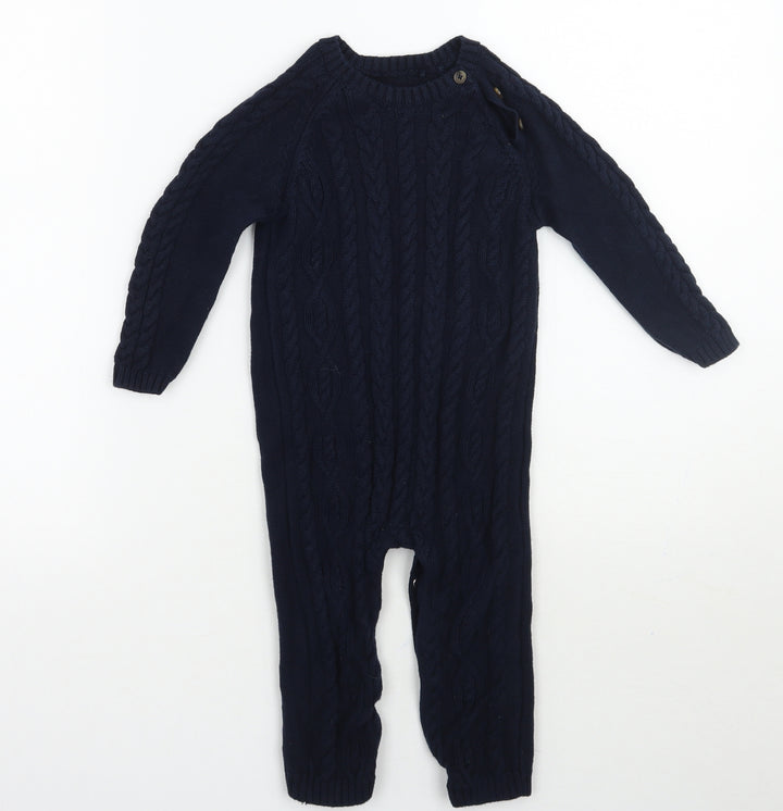 TU Baby Blue   Babygrow One-Piece Size 9-12 Months