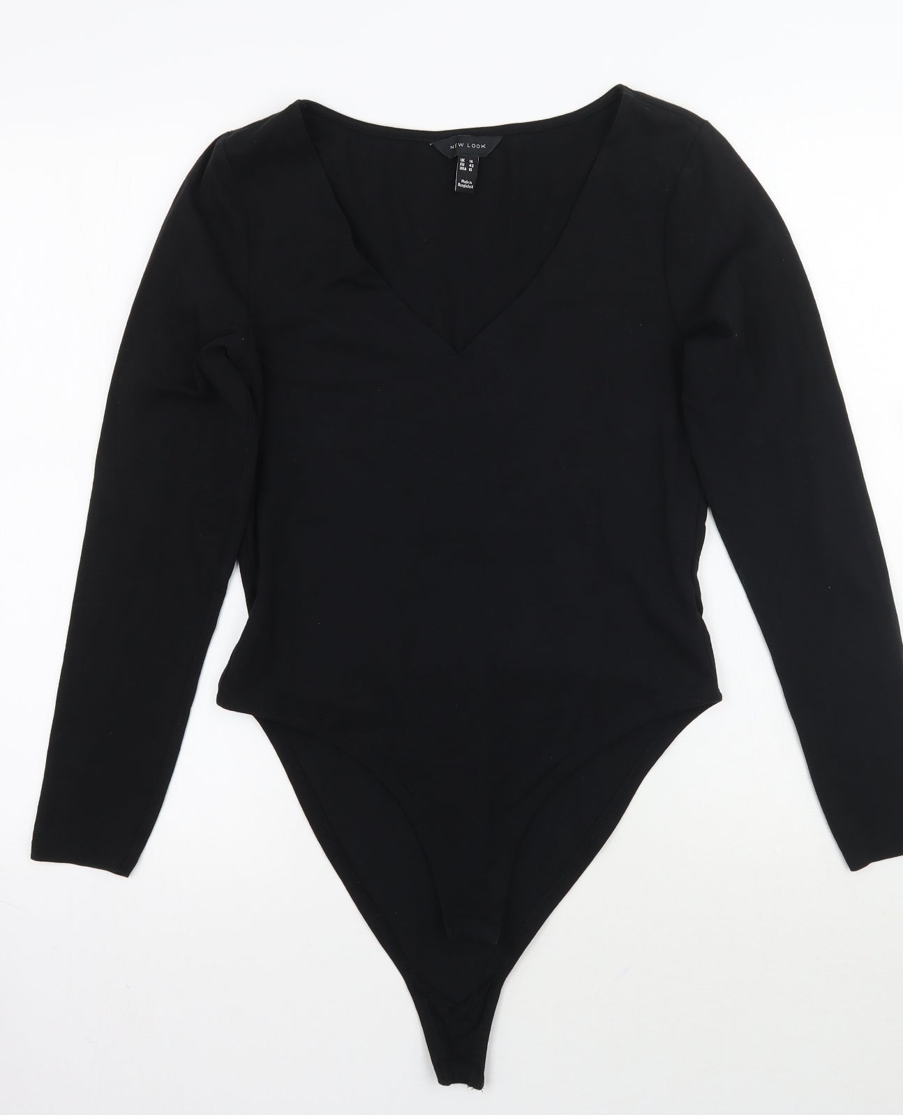Newlook Womens Black   Bodysuit One-Piece Size 14