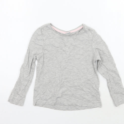 TU Girls Grey   Basic T-Shirt Size 3-4 Years