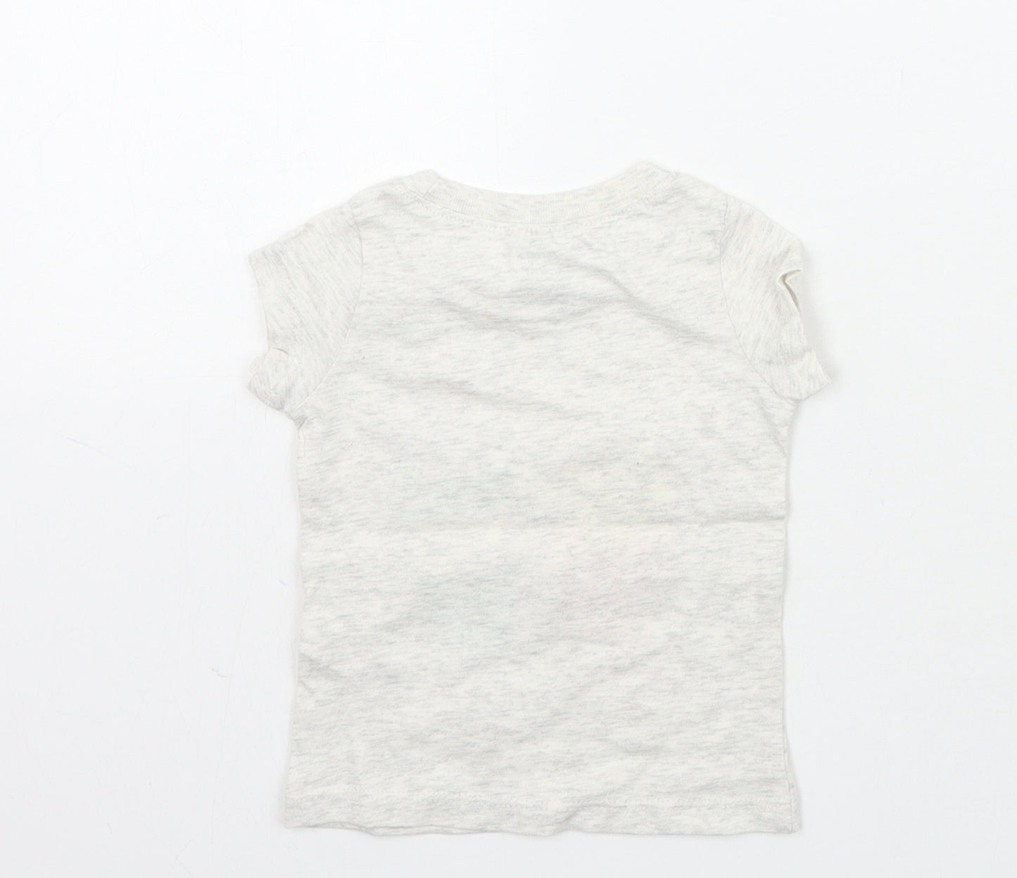 Carters Girls Grey   Basic T-Shirt Size 9-12 Months