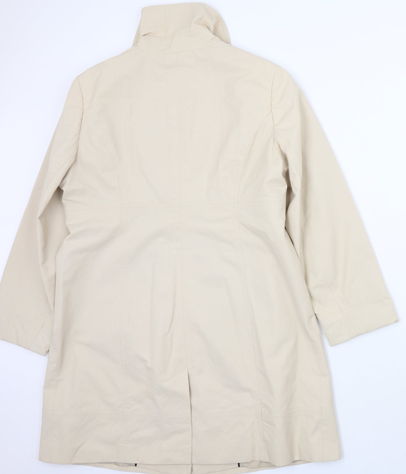 John Lewis Womens Beige   Jacket Coat Size 14