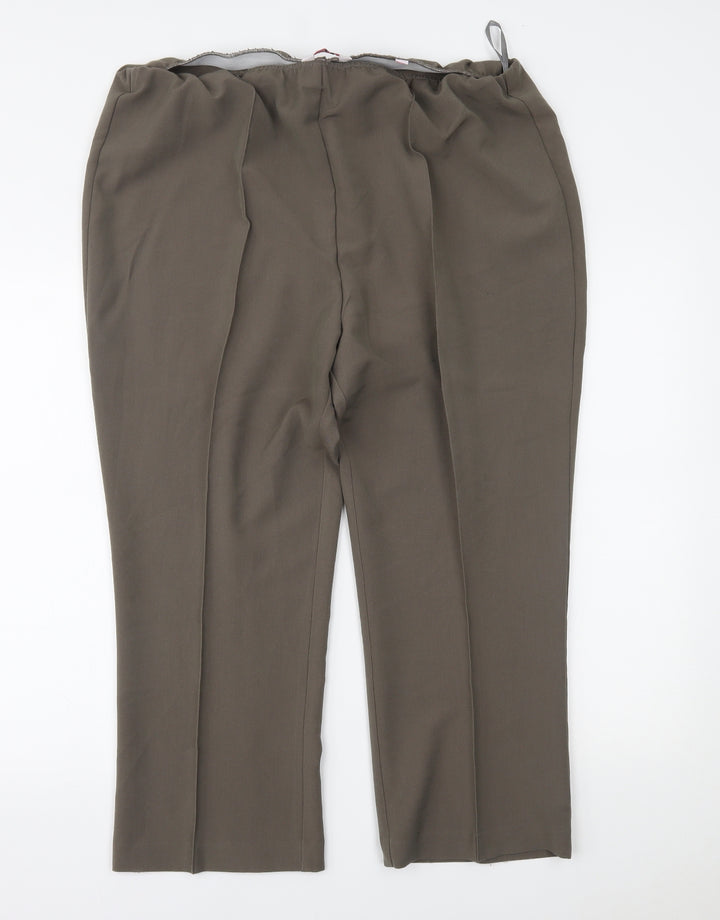 julipa Womens Green   Trousers  Size 20 L23.5 in