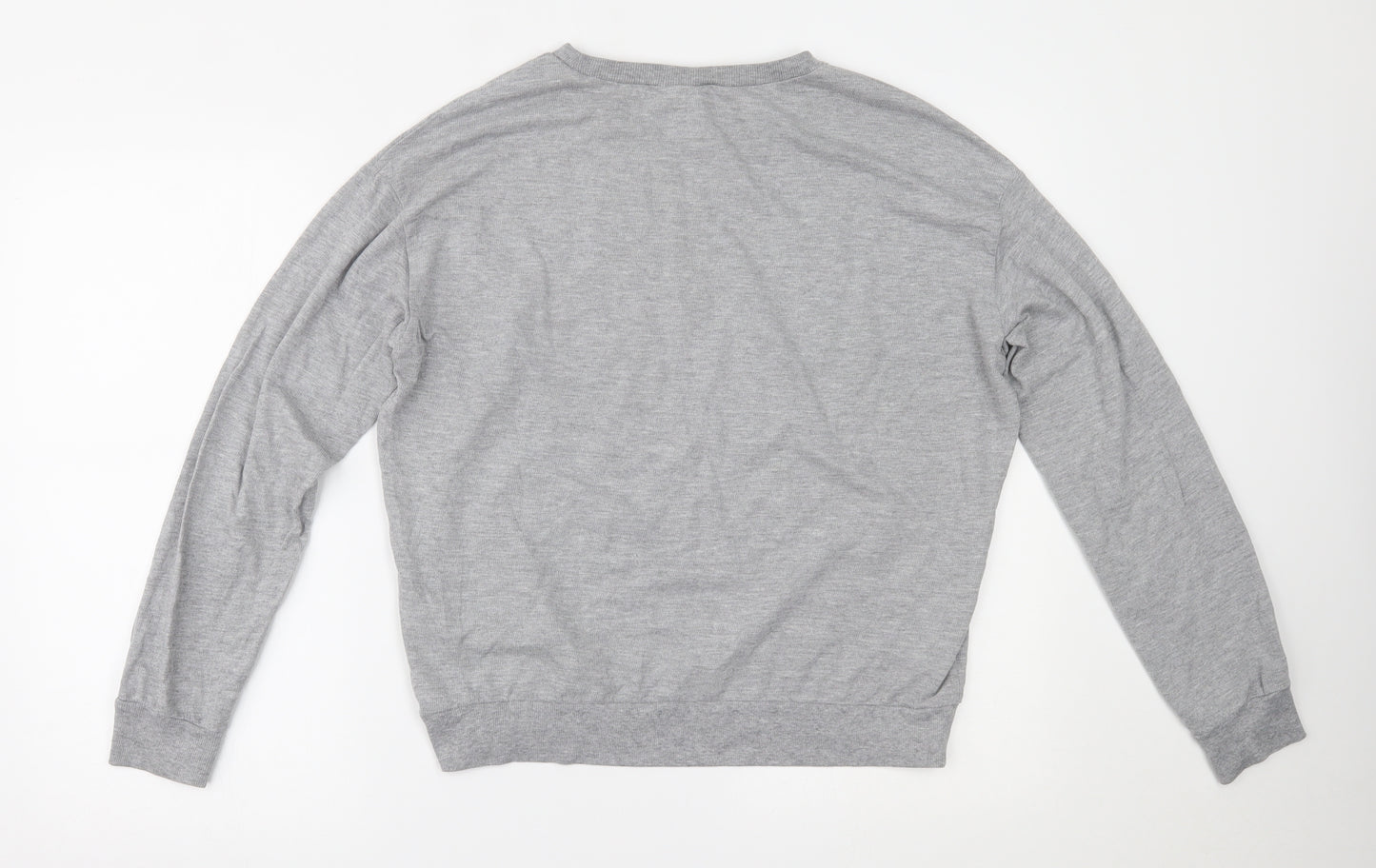 H&M Womens Grey   Basic Blouse Size L