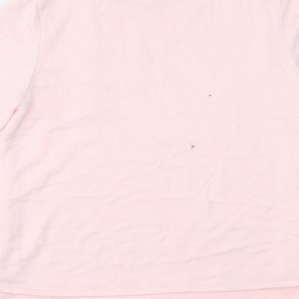 Together Womens Pink   Basic Blouse Size 12