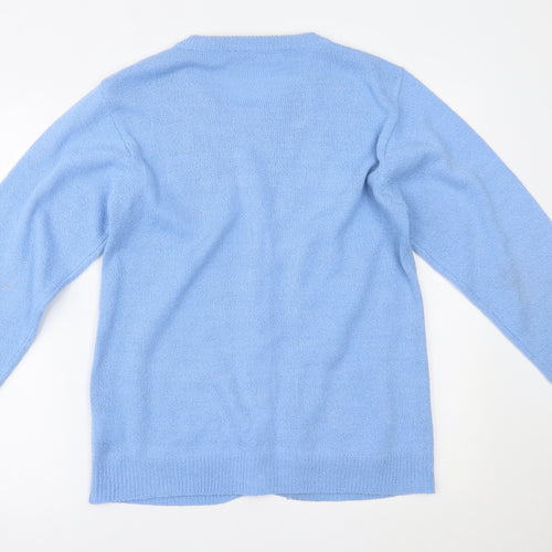 Akal Collection Womens Blue   Cardigan Jumper Size M